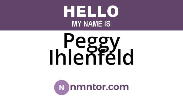 Peggy Ihlenfeld