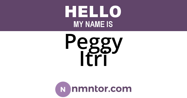 Peggy Itri