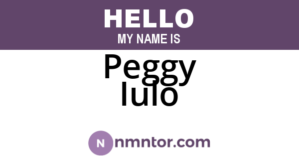 Peggy Iulo