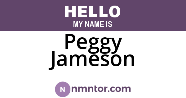Peggy Jameson