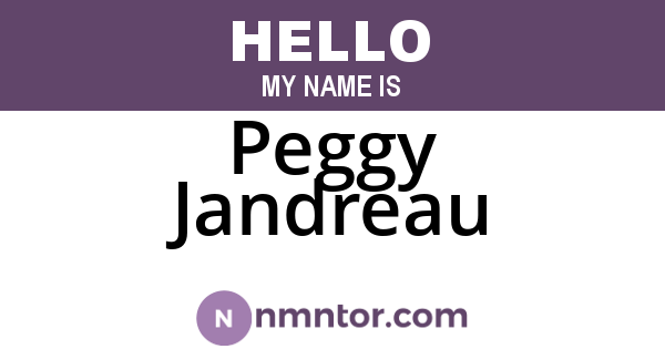Peggy Jandreau