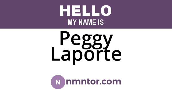 Peggy Laporte