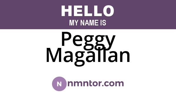 Peggy Magallan
