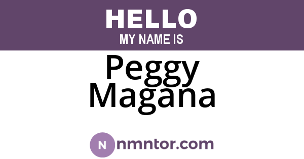 Peggy Magana