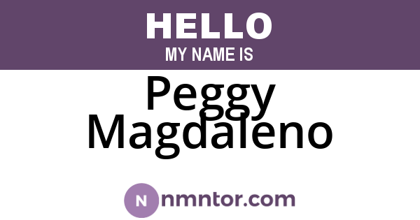 Peggy Magdaleno