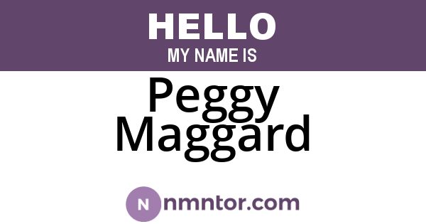 Peggy Maggard