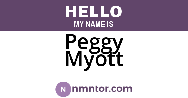 Peggy Myott