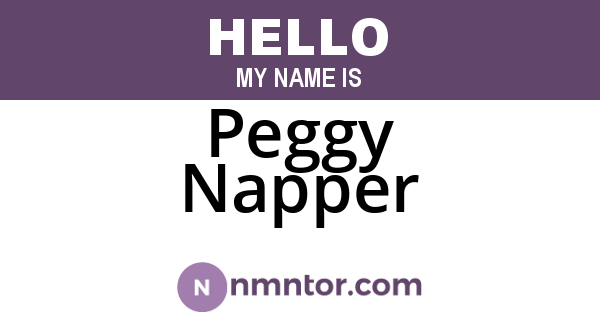 Peggy Napper