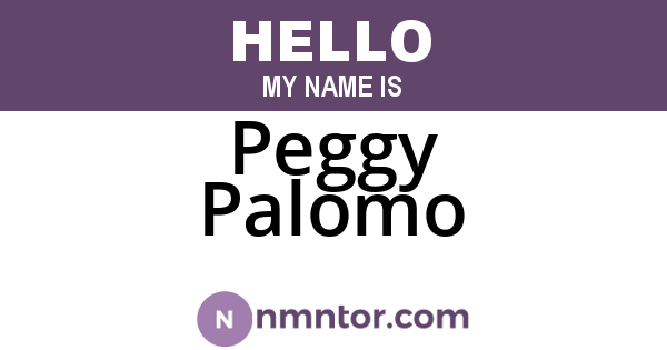 Peggy Palomo