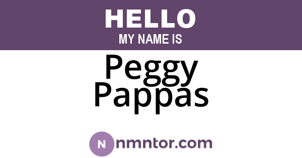 Peggy Pappas