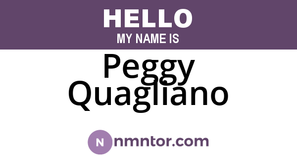 Peggy Quagliano
