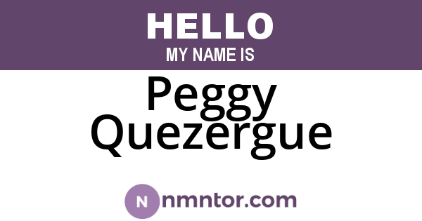 Peggy Quezergue