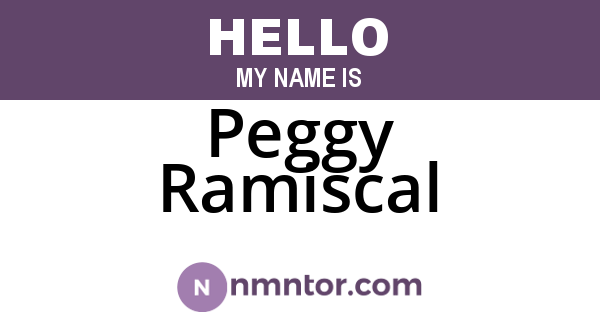 Peggy Ramiscal