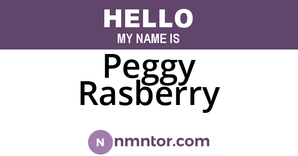 Peggy Rasberry