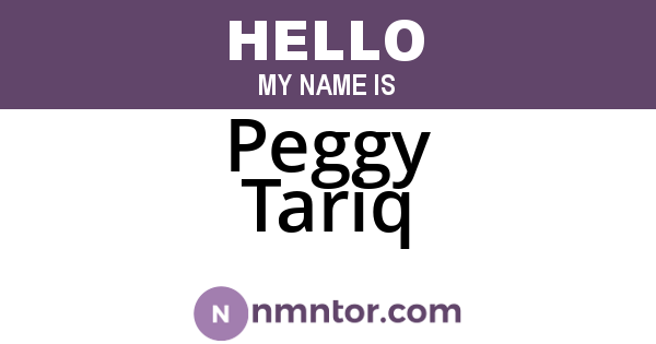 Peggy Tariq