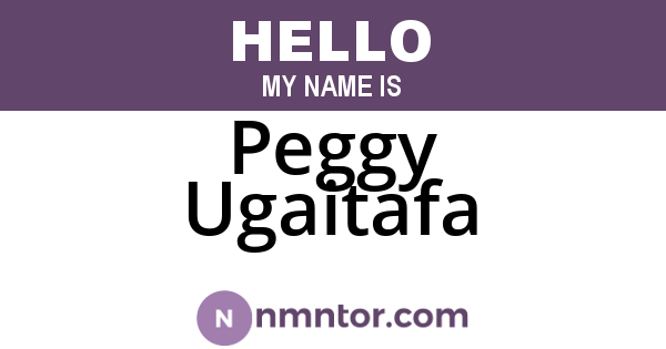 Peggy Ugaitafa