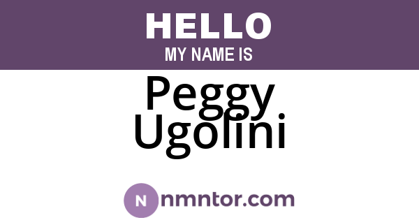 Peggy Ugolini