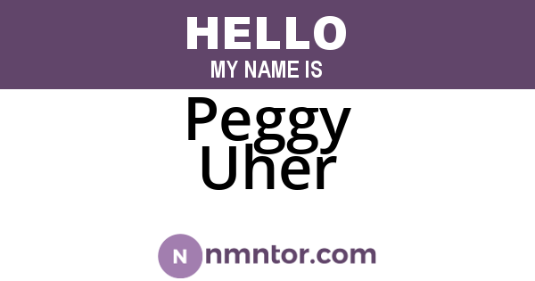 Peggy Uher