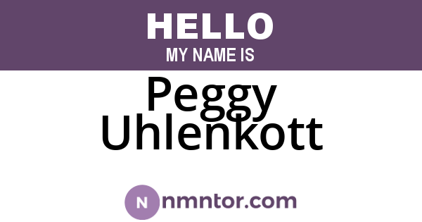 Peggy Uhlenkott