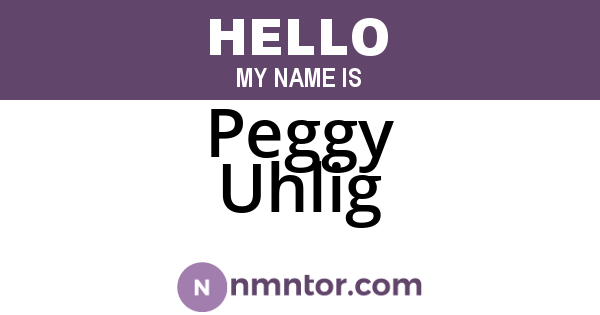 Peggy Uhlig