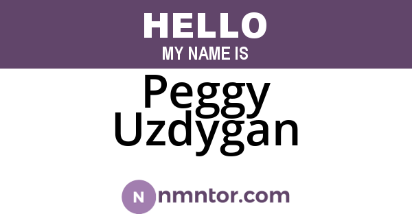 Peggy Uzdygan