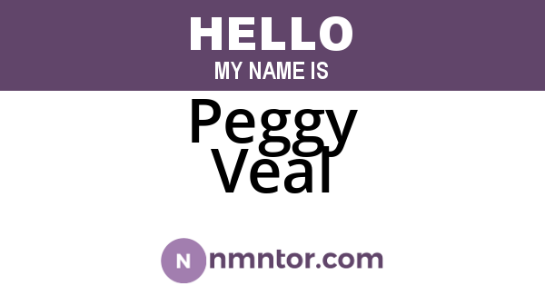 Peggy Veal