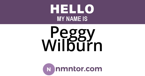 Peggy Wilburn