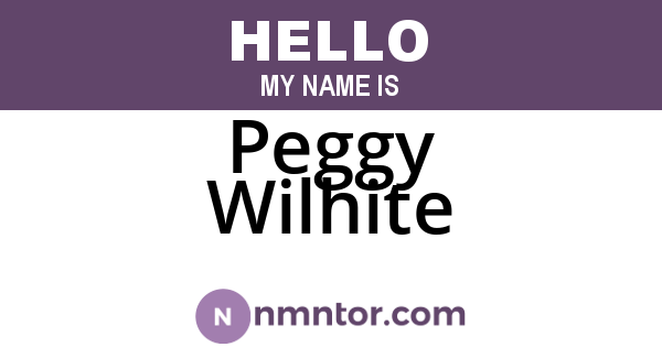 Peggy Wilhite
