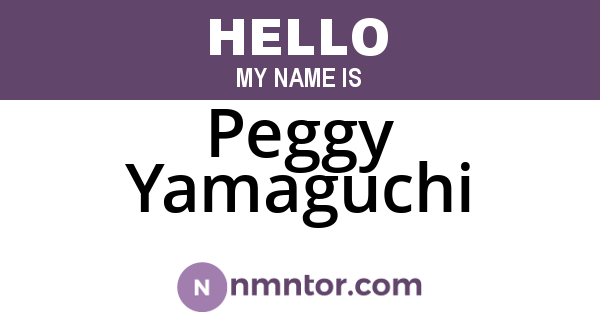 Peggy Yamaguchi