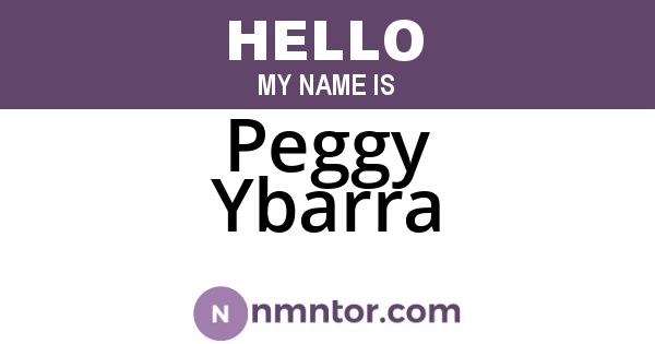 Peggy Ybarra
