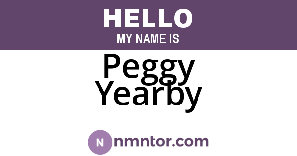 Peggy Yearby