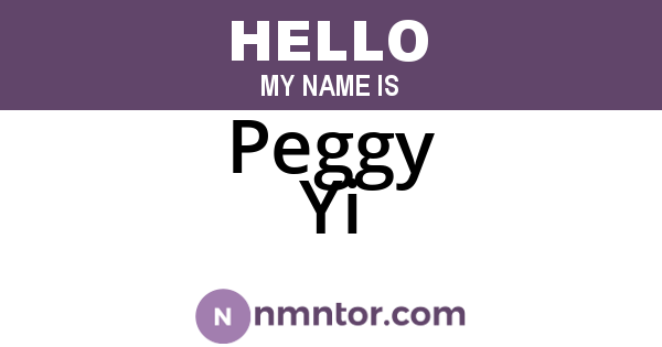 Peggy Yi