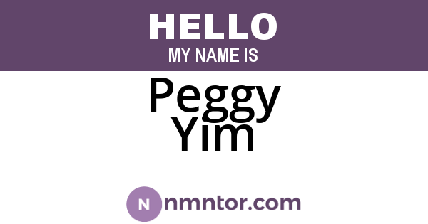 Peggy Yim