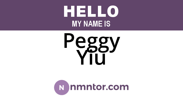 Peggy Yiu
