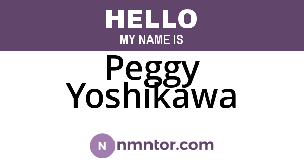 Peggy Yoshikawa