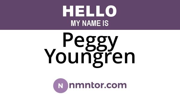 Peggy Youngren