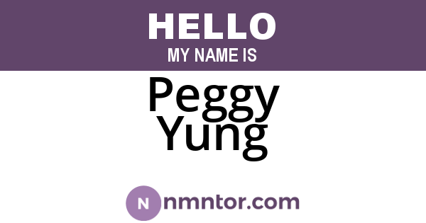 Peggy Yung