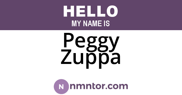 Peggy Zuppa