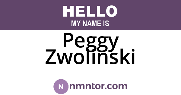 Peggy Zwolinski