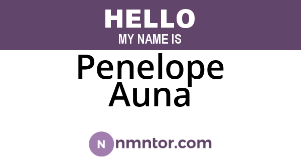 Penelope Auna