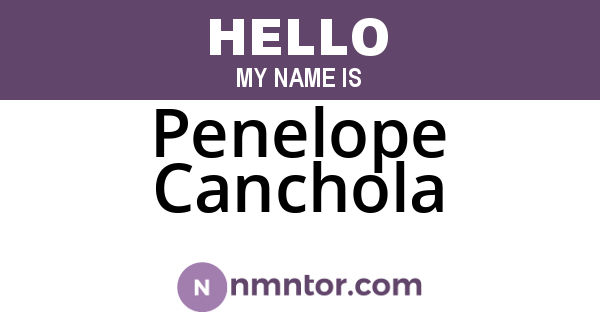 Penelope Canchola