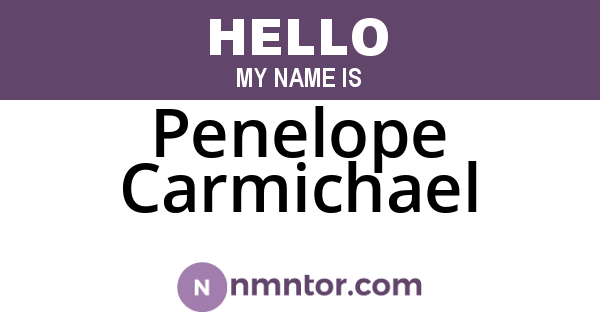 Penelope Carmichael