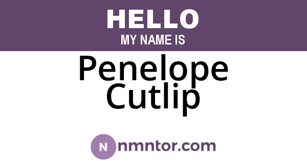 Penelope Cutlip