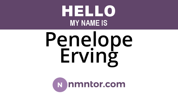 Penelope Erving