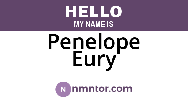 Penelope Eury