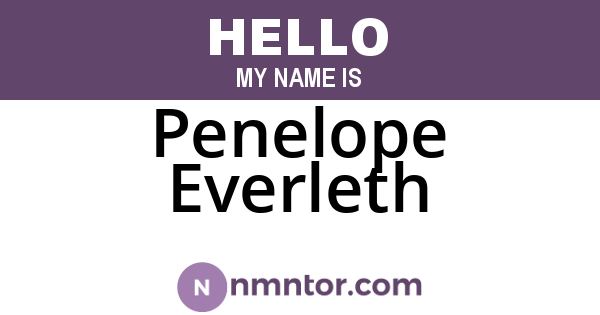 Penelope Everleth