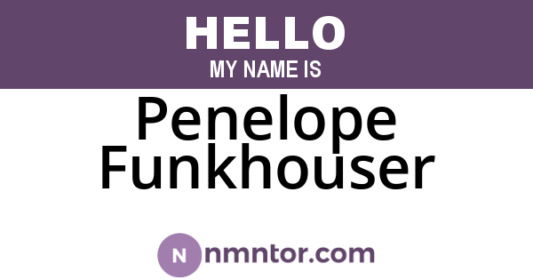 Penelope Funkhouser