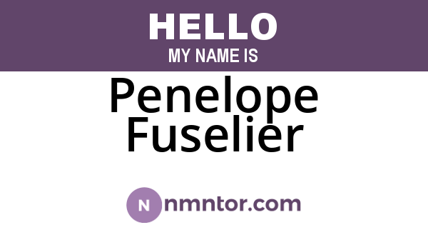 Penelope Fuselier
