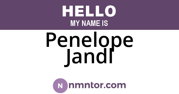 Penelope Jandl