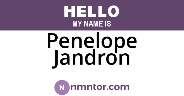 Penelope Jandron